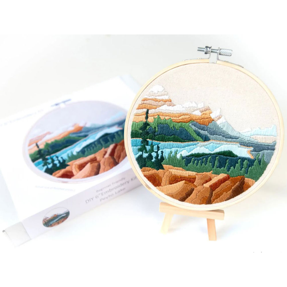 Angiels Art - Diy Embroidery Kit - Peyto Lake