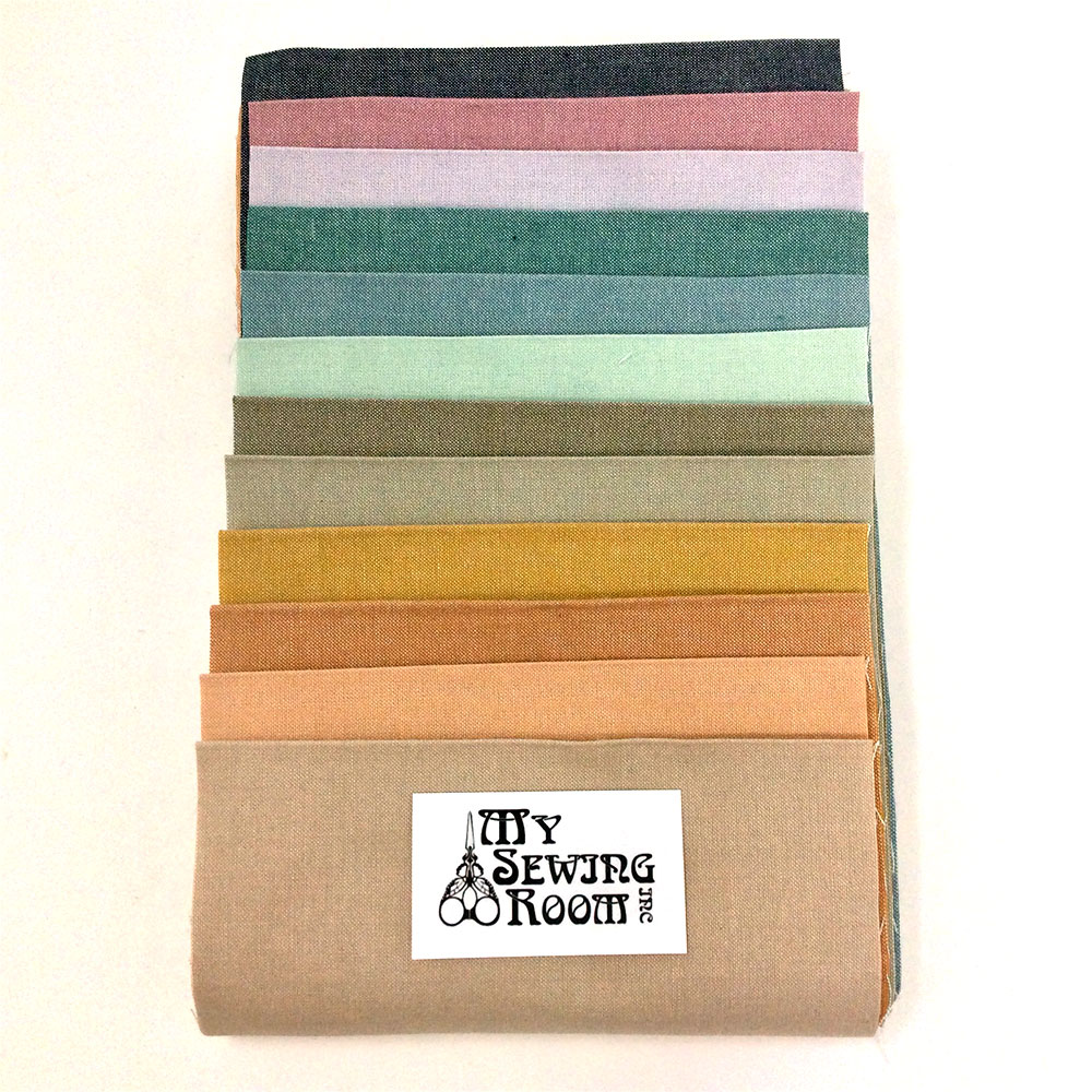 Fabric Bundle - Fabelism Chambray Fabric Bundle - 12 unique .15m strips of fabric