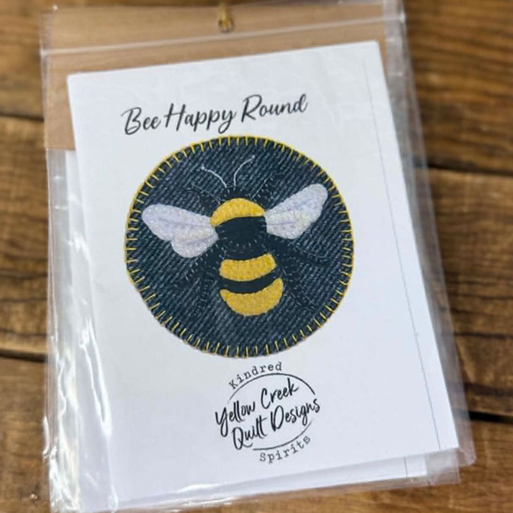 Yellow Creek Quilt Designs - Pattern - Be Happy Round