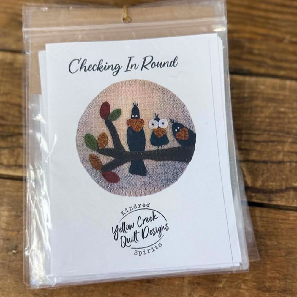 Yellow Creek Quilt Designs - Pattern - Checking In