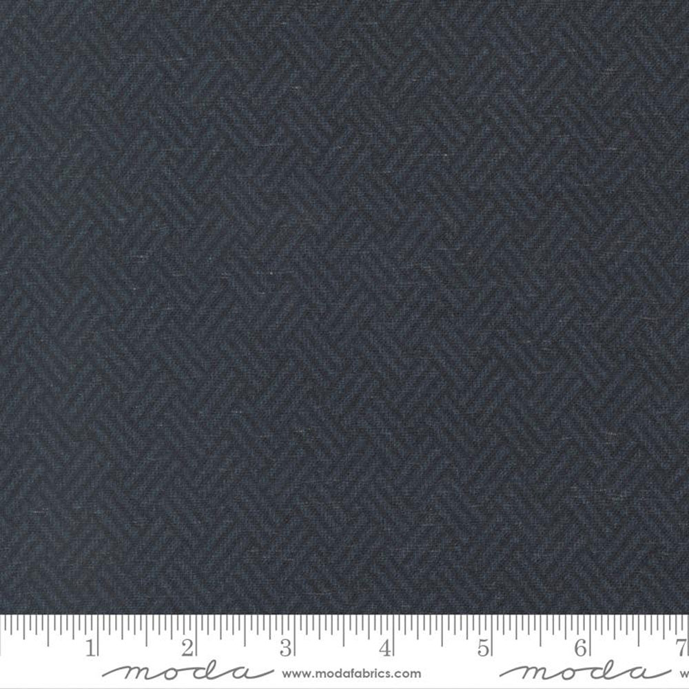100% Cotton Flannel - Prairie Gatherings - 5108033F-18 - Navy - Primitive Gatherings - 108" wide