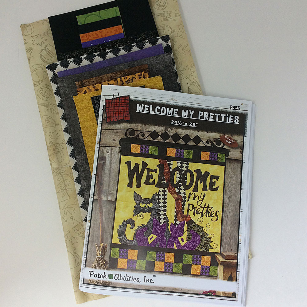 Quilt Kit - Welcome My Pretties - Patchabilities Mini Quilt - 24.5in x 28in