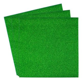OESD - Shimmer and Shine Glitter HTV Pack - Grass - HTVGRA - 3 sheets