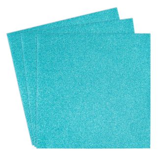 OESD - Shimmer and Shine Glitter HTV Pack - Mermaid Blue - HTVMBL - 3 sheets