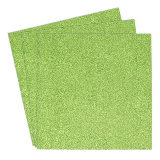 OESD - Shimmer and Shine Glitter HTV Pack - Light Green - HTVLGN - 3 sheets