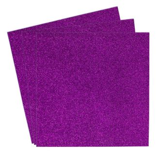 OESD - Shimmer and Shine Glitter HTV Pack - Eggplant - HTVEGG - 3 sheets
