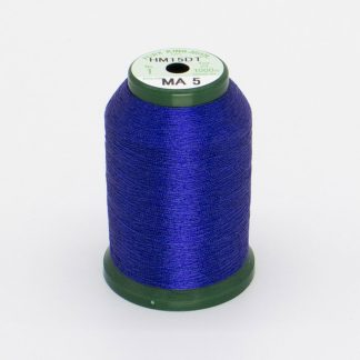 KingStar Metallic - 1000m - MA5 - DARK BLUE - Polyster Core 40wt Embroidery Thread