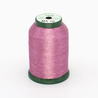 KingStar Metallic - 1000m - MA10 - CARNATION PINK - Polyster Core 40wt Embroidery Thread