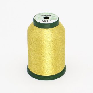 KingStar Metallic - 1000m - MG1 - GOLD 2 - Polyster Core 40wt Embroidery Thread