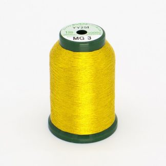 KingStar Metallic - 1000m - MG3 - GOLD - Polyster Core 40wt Embroidery Thread