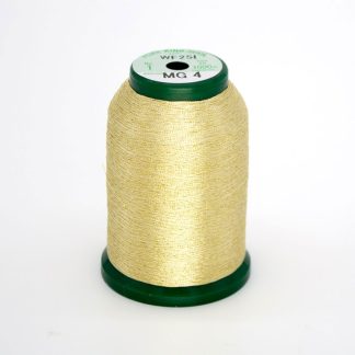 KingStar Metallic - 1000m - MG4 - CHAMPAGNE - Polyster Core 40wt Embroidery Thread