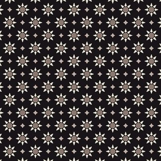 100% Cotton - Shadow & Stone (Stars) - 17332-12 - Ebony - Amanda Murphy - 44 in wide