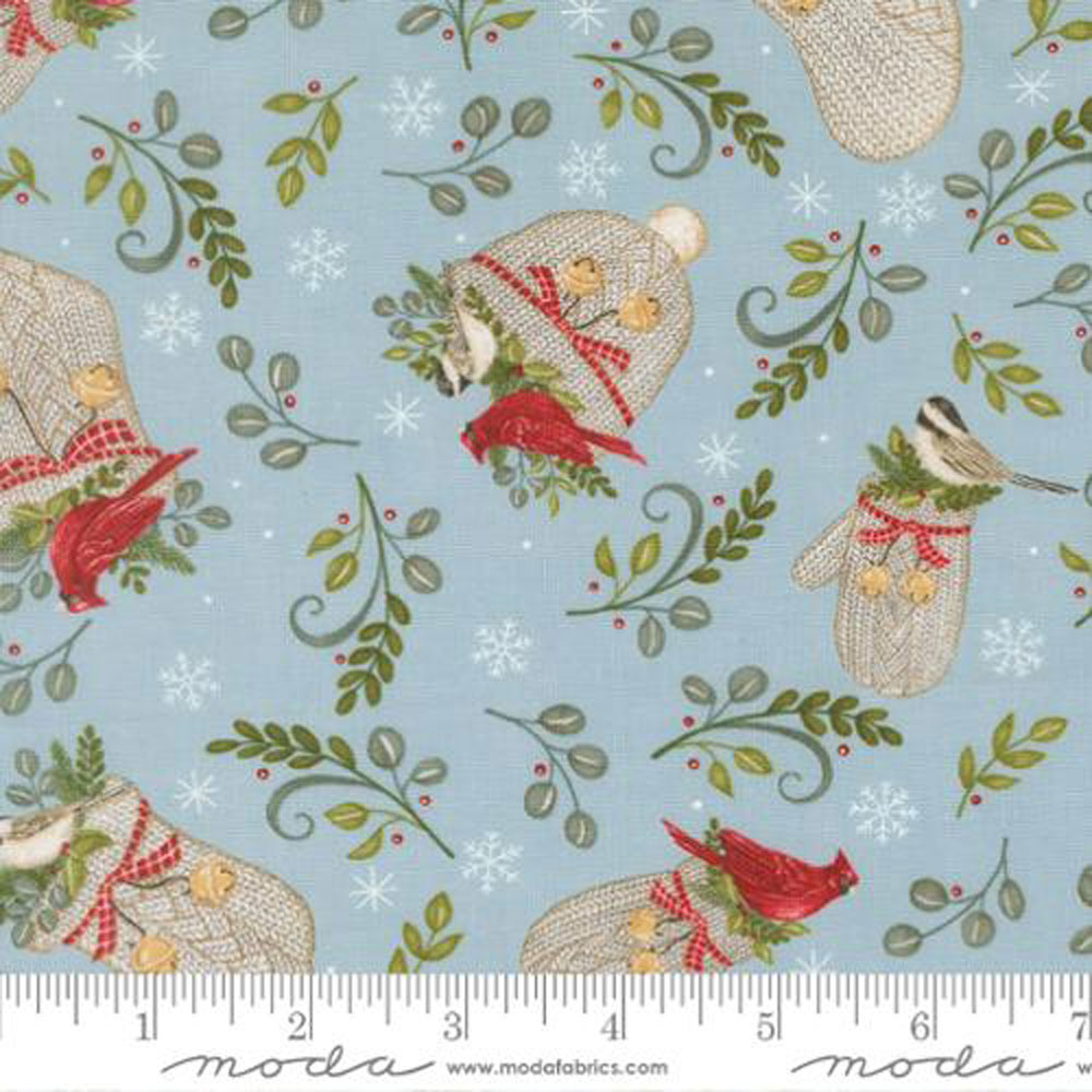 100% Cotton - When Snow Falls (Winter Wear Novelty) - 56171-12 - Night Sky - Deb Strain - 44 in wide