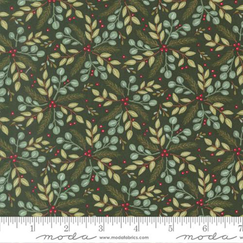 100% Cotton - When Snow Falls (Winter Greenery Blenders) - 56174-16 - Holly - Deb Strain - 44 in wide