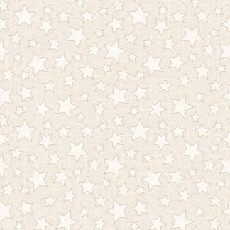 100% Cotton Flannel - Snowtop Mountain (Star) - MASF11165-E - Cream - Bonnie Sullivan - 43 in wide