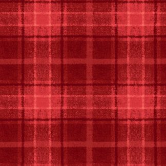100% Cotton Flannel - Snowtop Mountain (Big Plaid) - MASF10896-R2 - Red - Bonnie Sullivan - 43 in wide