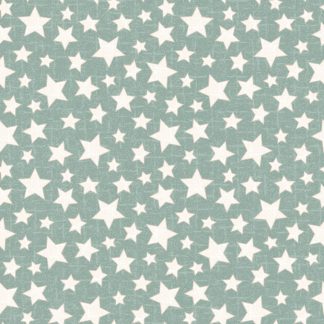 100% Cotton Flannel - Snowtop Mountain (Star) - MASF11165-Q - Aqua - Bonnie Sullivan - 43 in wide