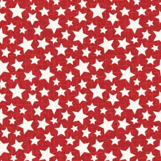 100% Cotton Flannel - Snowtop Mountain (Star) - MASF11165-R - Red - Bonnie Sullivan - 43 in wide