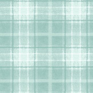 100% Cotton Flannel - Snowtop Mountain (Big Plaid) - MASF10896-Q - Aqua - Bonnie Sullivan - 43 in wide
