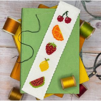 The Crafty Kit - Bookmark Kit - Summer Fruits Cross Stitch