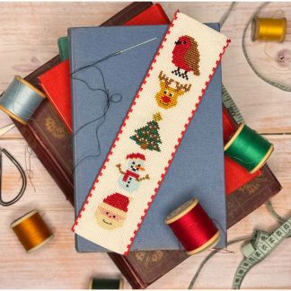 The Crafty Kit - Bookmark Kit - Festive Friends Cross Stitch