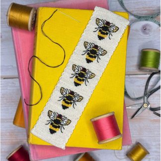 The Crafty Kit - Bookmark Kit - Buzzy Bees Cross Stitch