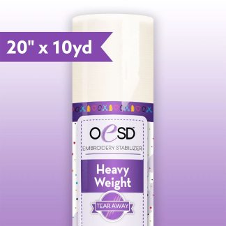 OESD - Stabilizer - Tear Away - Heavy Weight - White - 20inx10yd - HBT25-20