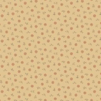 100% Cotton - Pineberry Lane (Flakes) - R172007D - Cream - Pam Buda - 44 in wide