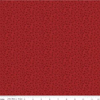 100% Cotton - Floret - RBC675 - Red - Gerri Robinson - 43 in wide