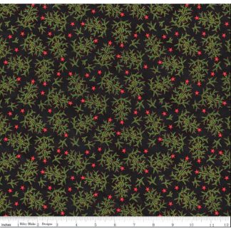 100% Cotton - Northern Christmas (Whimsical Trees) - C17832 - Black - Teresa Kogut - 43 in wide