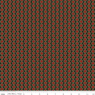 100% Cotton - Northern Christmas (Stars) - C17834 - Black - Teresa Kogut - 43 in wide