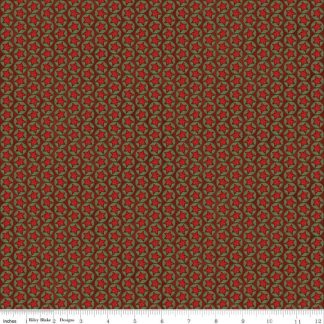 100% Cotton - Northern Christmas (Stars) - C17834 - Red - Teresa Kogut - 43 in wide