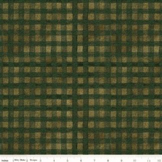 100% Cotton - Northern Christmas (Buffalo Check) - C17835 - Green - Teresa Kogut - 43 in wide