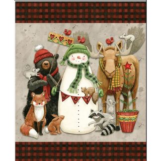 100% Cotton Panel - Northern Christmas - C17837 - Teresa Kogut - 36" x 42"