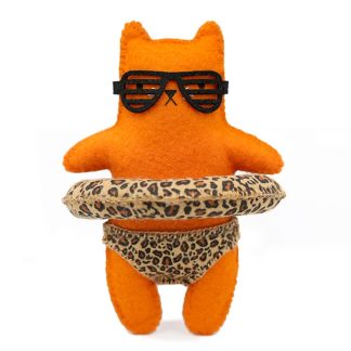 Kiriki Press - Felt Doll Kit - Leopard Cat
