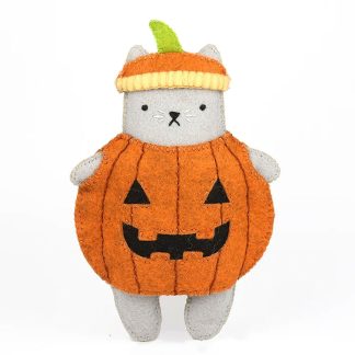 Kiriki Press - Felt Doll Kit - Pumpkin Cat