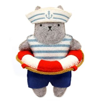 Kiriki Press - Felt Doll Kit - Sailor Cat