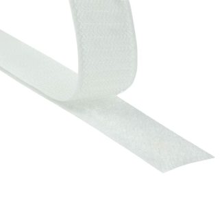 Supreme Laces - Fasteners Hook - Sew On - White - 20mm - Per Metre
