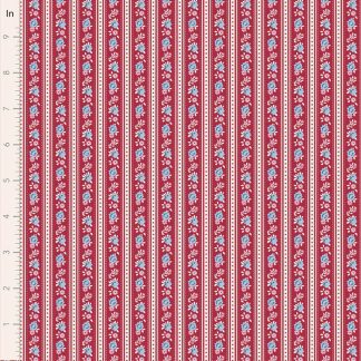 100% Cotton - Village Life - 100693 - Agnes Burgundy - By Tilda - PRE-ORDER