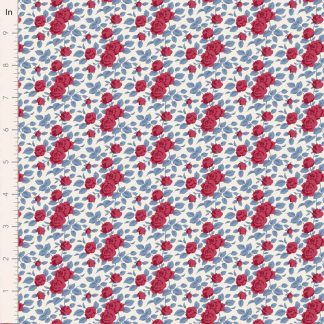 100% Cotton - Village Life - 100694 - Margot Burgundy - By Tilda - PRE-ORDER