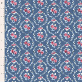 100% Cotton - Village Life - 100697 - Mable Blue - By Tilda - PRE-ORDER