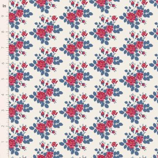 100% Cotton - Village Life - 100698 - Myrtle Blue - By Tilda - PRE-ORDER