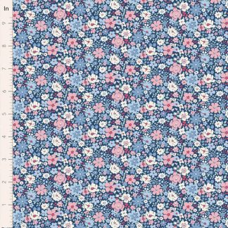 100% Cotton - Village Life - 100699 - Esther Blue - By Tilda - PRE-ORDER