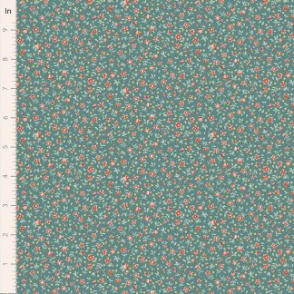 100% Cotton - Village Life (Blenders) - 110178 - Mae Teal - By Tilda - PRE-ORDER