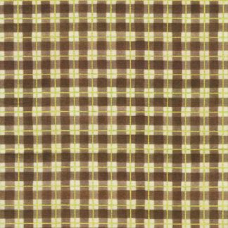 100% Cotton - Hello Fall (Plaid) - 23920-342 - Chestnut - Lynnea Washburn - 44 in wide
