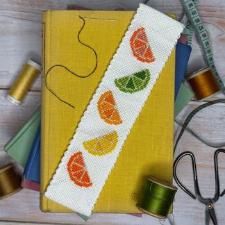The Crafty Kit - Bookmark Kit - Summer Citrus Cross Stitch