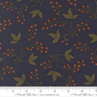100% Cotton Flannel - Flannel Season (Autumn Day Florals) - 59840F-14 - Indigo - Kansas Troubles Quilters - 44" wide