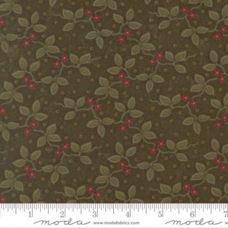100% Cotton Flannel - Flannel Season (3 Leaves Blenders Leaves) - 59841F-15 - Grass - Kansas Troubles Quilters - 44" wide