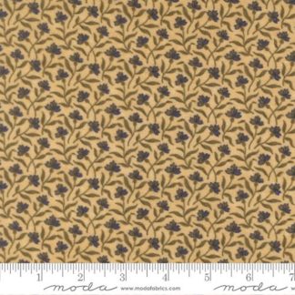 100% Cotton Flannel - Flannel Season (Bluebeard Bush Florals) - 59842F-11 - Tan - Kansas Troubles Quilters - 44" wide