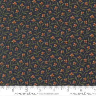 100% Cotton Flannel - Flannel Season (Bluebeard Bush Florals) - 59842F-14 - Indigo - Kansas Troubles Quilters - 44" wide